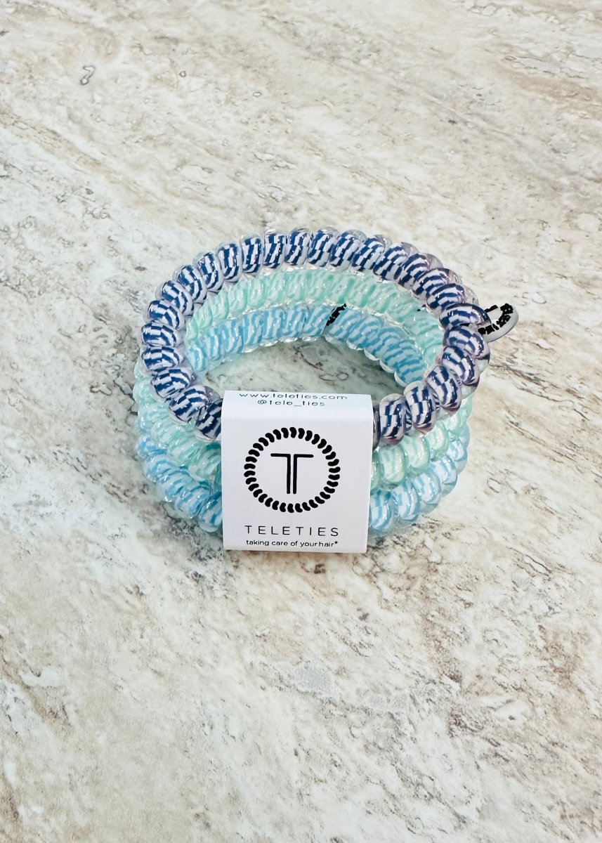 Small | Teleties | Hair Ties | Totally Turquoise - Teleties Hair Ties - Jimberly's Boutique - Olive Branch - Mississippi