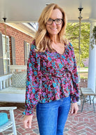 Snooze You Lose Floral Baby Doll Top - Shirts & Tops - Jimberly's Boutique - Olive Branch - Mississippi