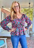 Snooze You Lose Floral Baby Doll Top - Shirts & Tops - Jimberly's Boutique - Olive Branch - Mississippi