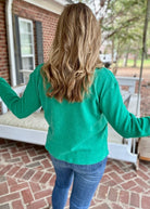 Soft Collared Sweater - Kelly Green - sweater - Jimberly's Boutique - Olive Branch - Mississippi