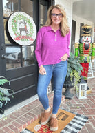 Soft Collared Sweater - Light Plum - sweater - Jimberly's Boutique - Olive Branch - Mississippi