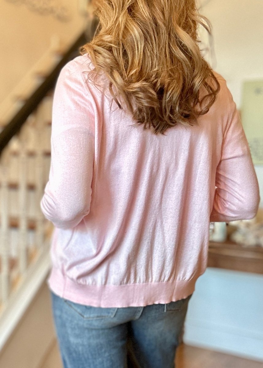 Sophia Soft 3/4 Sleeve Cardigan - Pink - Jimberly's Boutique - Olive Branch - Mississippi