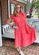 Sweet Summer Dress - Coral Pink - Umgee Dress -Jimberly's Boutique-Olive Branch-Mississippi