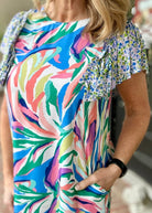 Tropical Vacation Dress - Royal Mix - Jodifl Dress - Jimberly's Boutique - Olive Branch - Mississippi