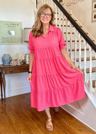 Umgee | Every Single Moment Dress | Coral Pink - Umgee Dress - Jimberly's Boutique - Olive Branch - Mississippi