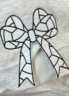 Volleyball Mom Side Bow Glitter Applique' Crewneck Sweatshirt - Sweatshirt - Jimberly's Boutique - Olive Branch - Mississippi