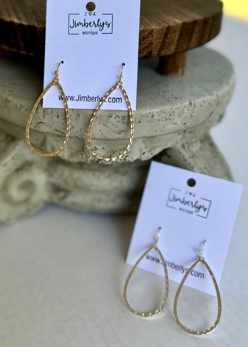 Water Drop Pendant Earrings - earrings -Jimberly's Boutique-Olive Branch-Mississippi