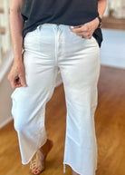 Wide Leg Cropped Denim Pants | Zenana - jeans - Jimberly's Boutique - Olive Branch - Mississippi