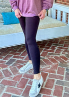 Wide Waistband Full Length Leggings - Black - leggings - Jimberly's Boutique - Olive Branch - Mississippi