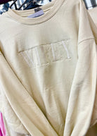 Wifey Embroidered Sweatshirt - Embroidered Sweatshirt - Jimberly's Boutique - Olive Branch - Mississippi