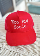 Woo Pig Sooie Embroidered Trucker Cap/Hat - Trucker Cap - Jimberly's Boutique - Olive Branch - Mississippi