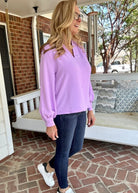 Zenana Pretty Please Top | Lavender - Shirts & Tops - Jimberly's Boutique - Olive Branch - Mississippi