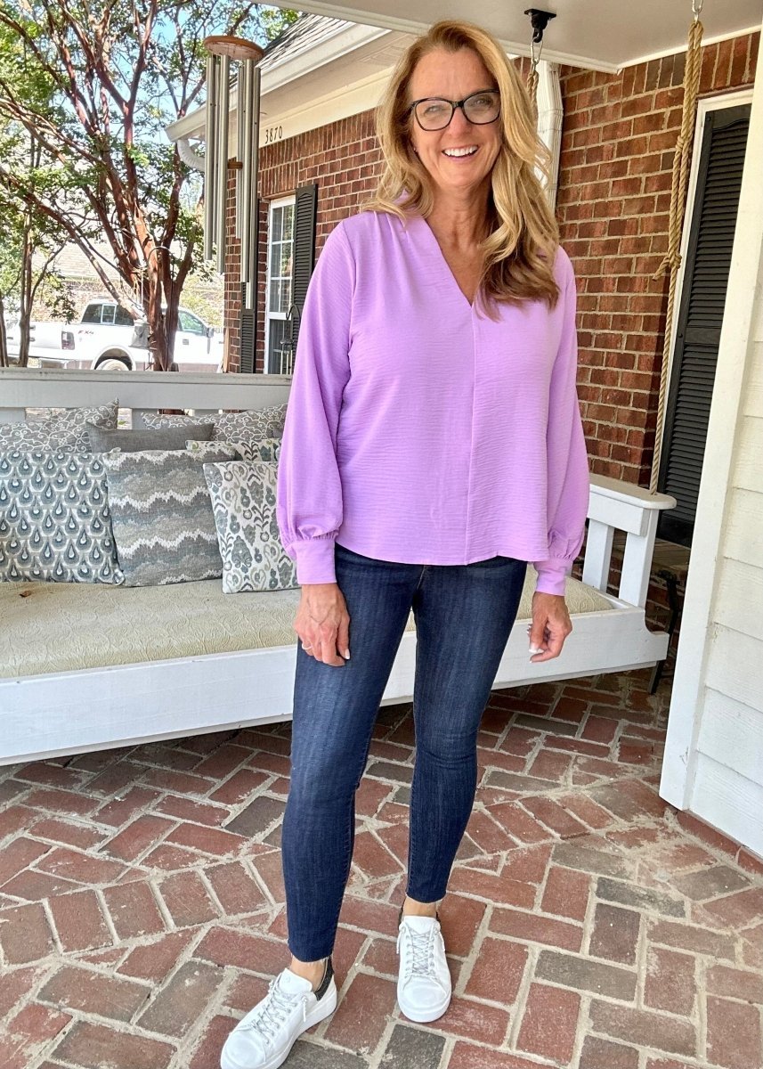 Zenana Pretty Please Top | Lavender - Shirts & Tops - Jimberly's Boutique - Olive Branch - Mississippi