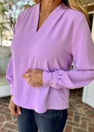 Zenana Pretty Please Top | Lavender - Shirts & Tops - Jimberly's Boutique - Olive Branch - Mississippi