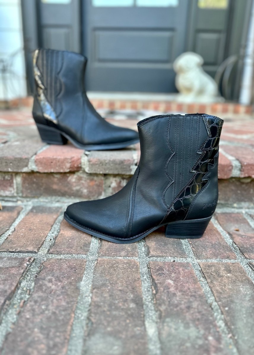 Blowfish Spangle Booties Boots Black Booties Jimberly s Boutique