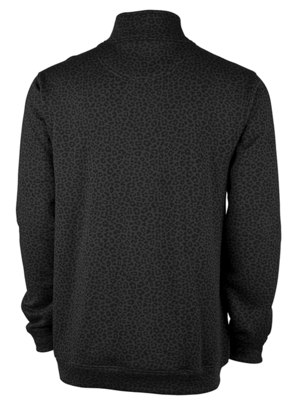 Crosswind Quarter Zip Pullover - Black Leopard - Quarter Zip Pullover -Jimberly's Boutique-Olive Branch-Mississippi