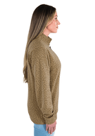 Crosswind Quarter Zip Pullover - Golden Leopard - Quarter Zip Pullover -Jimberly's Boutique-Olive Branch-Mississippi