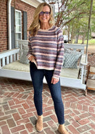 Easel See You Soon Striped Sweater - sweater -Jimberly's Boutique-Olive Branch-Mississippi