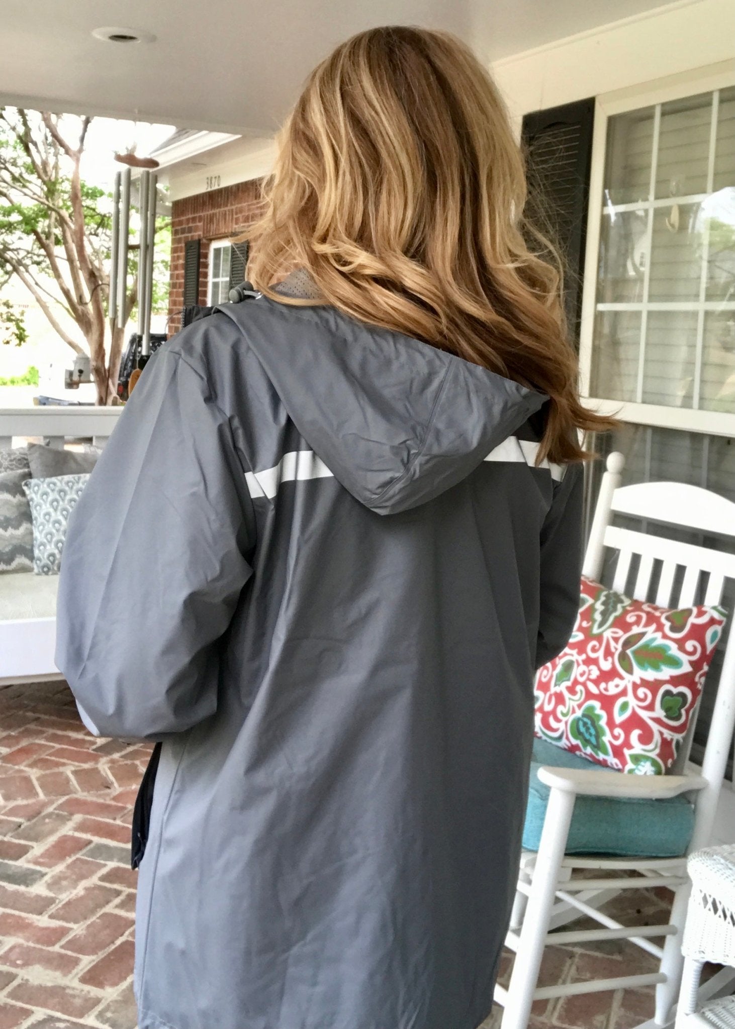 Charles River New Englander Rain Jacket Grey