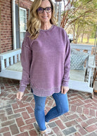 Royce Vintage Poncho Fleece - Maroon - -Jimberly's Boutique-Olive Branch-Mississippi