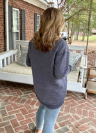 Royce | Vintage Poncho Fleece | Navy - -Jimberly's Boutique-Olive Branch-Mississippi