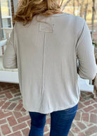 Take It Easy Top - Lt Grey - Casual Top -Jimberly's Boutique-Olive Branch-Mississippi