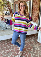 What It Is Striped Sweater - -Jimberly's Boutique-Olive Branch-Mississippi