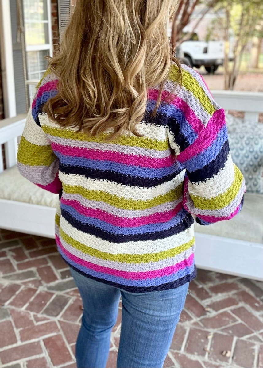 What It Is Striped Sweater - -Jimberly's Boutique-Olive Branch-Mississippi