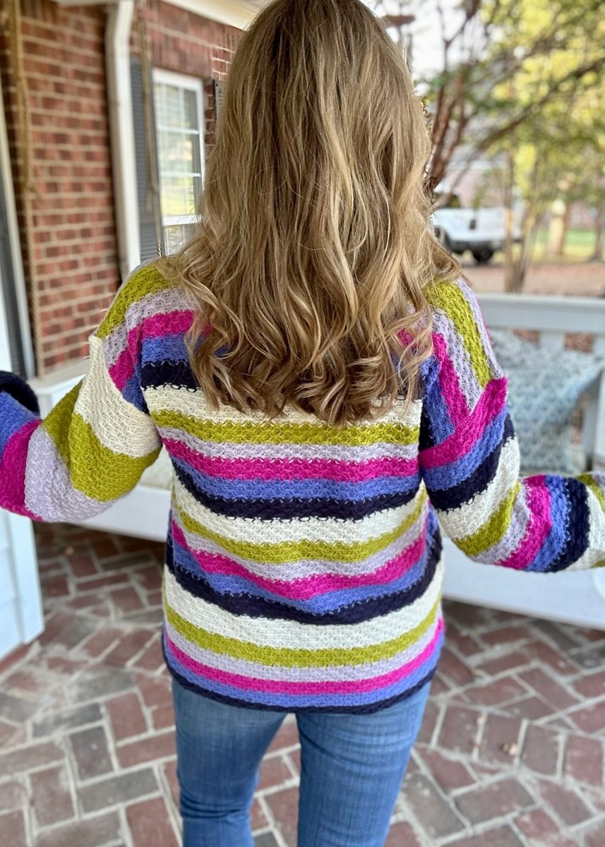 What It Is Striped Sweater - -Jimberly's Boutique-Olive Branch-Mississippi